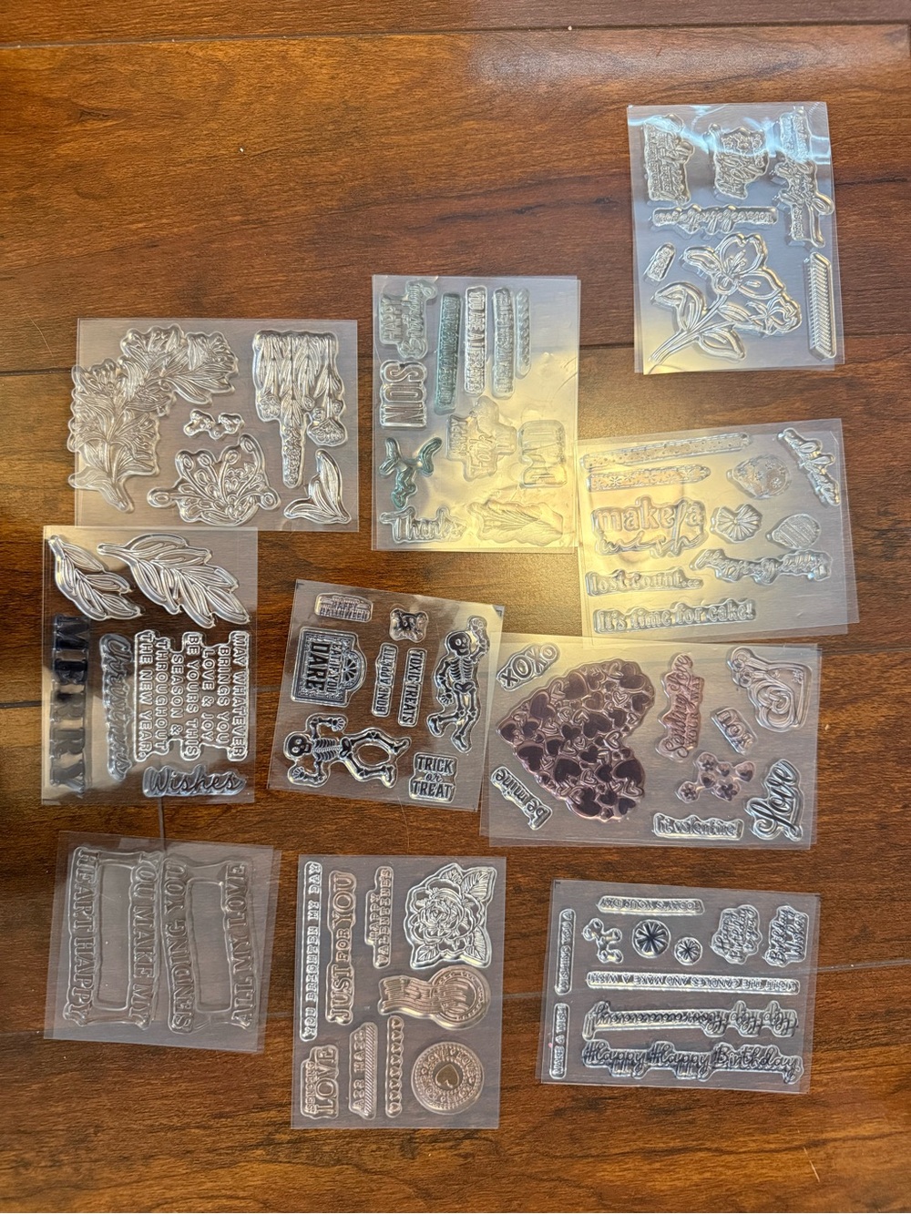 Stampin' Up! Clear Photopolymer Stamp sets: 77 assorted SLIGHTLY USED - Picture 7 of 9